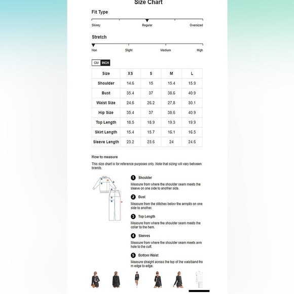 Women's Business Suit 2 Pieces Tweed Blazer Jacket Coat and Skirt Set - Picture 4 of 9